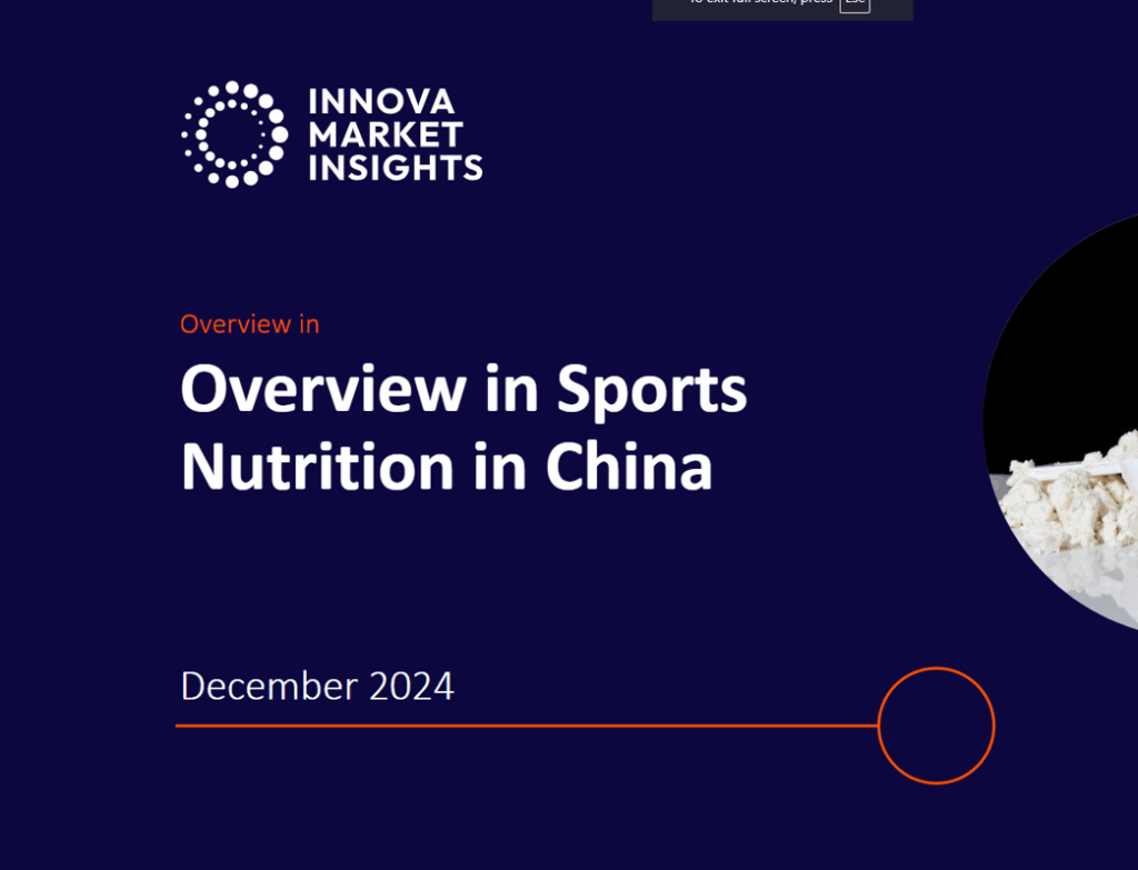 sports nutrition market in China